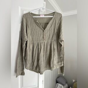 Pink lily Long sleeve top